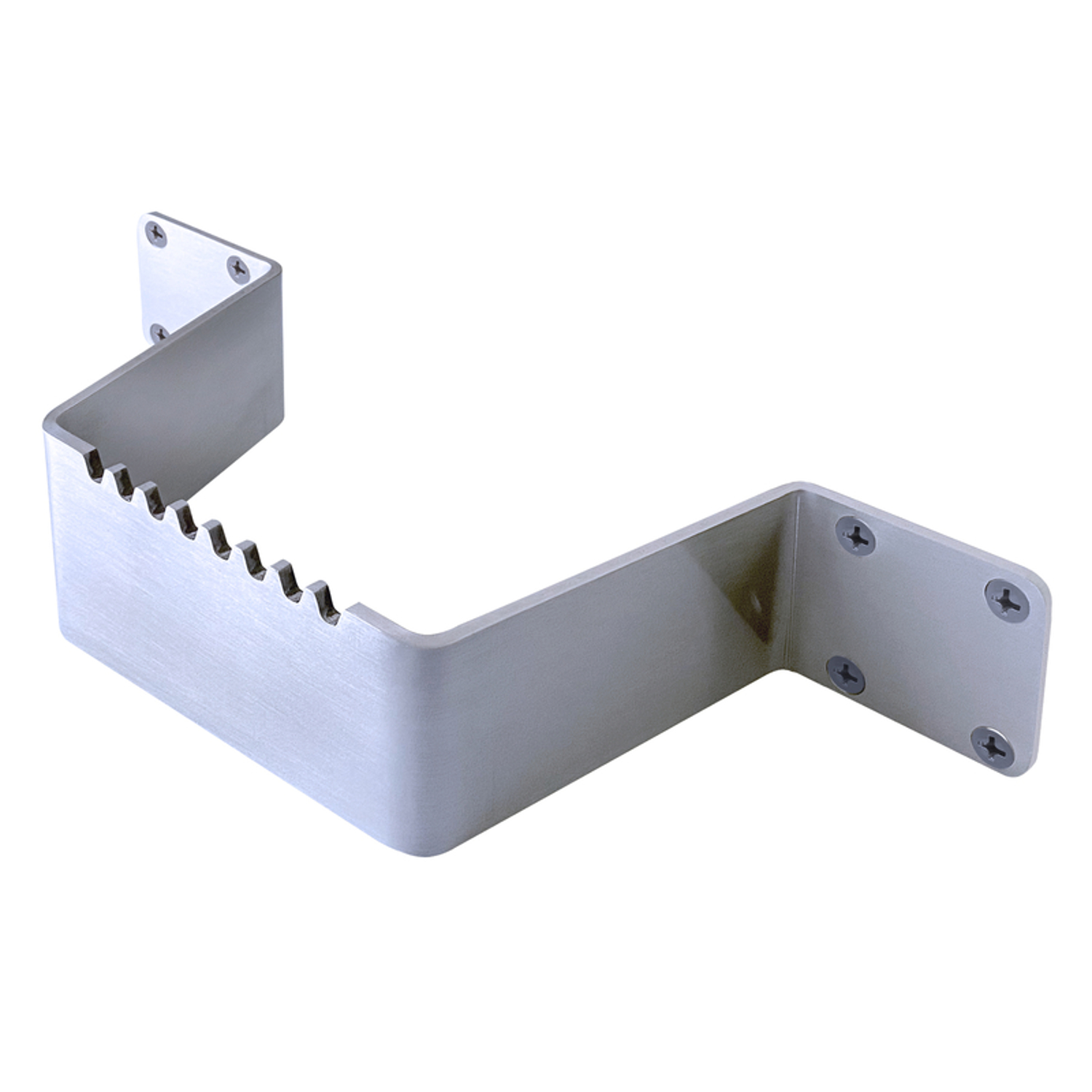 5030957 2 in. Stainless Steel Hands-Free Door Pull, Satin Silver