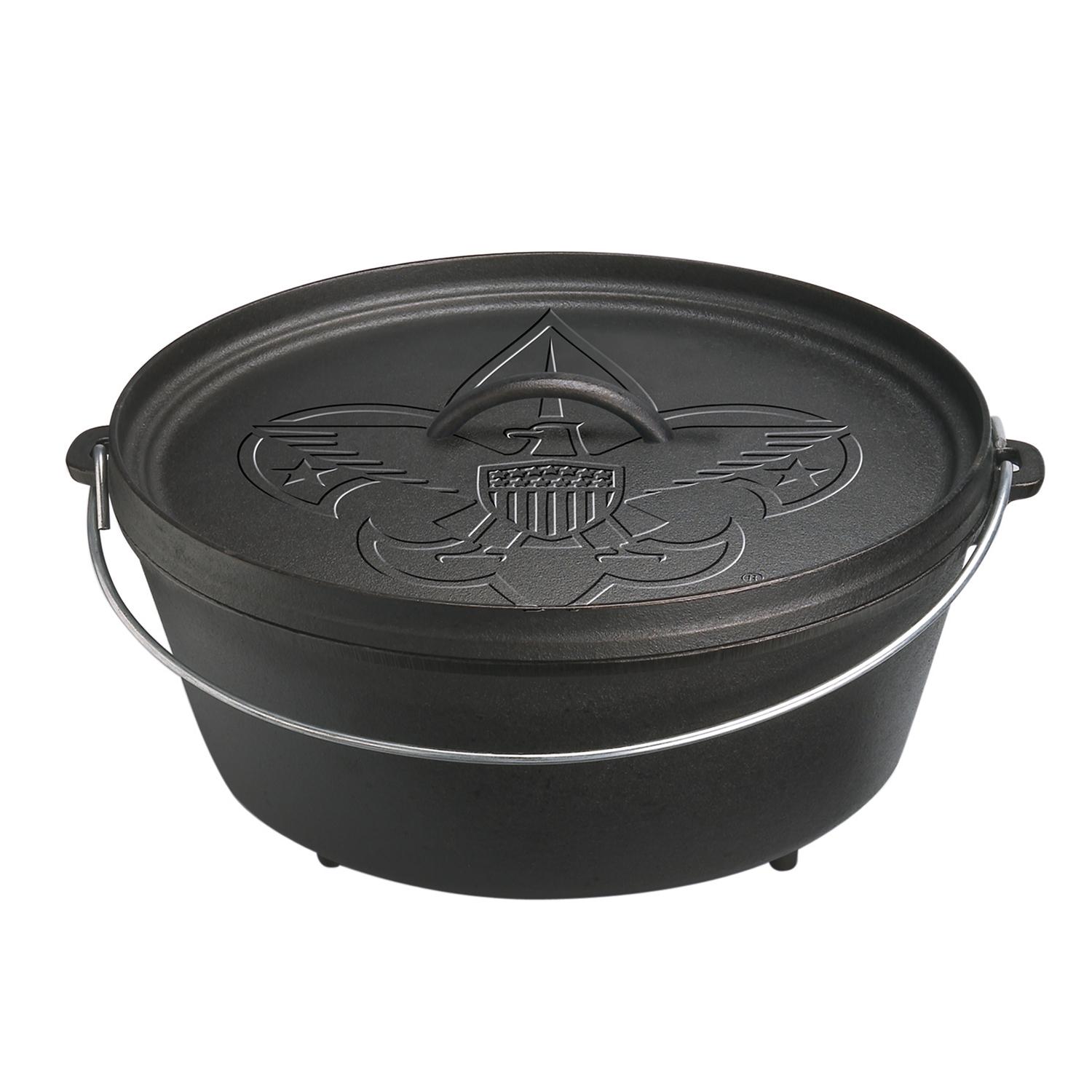 Lodge Cast Iron Dutch Oven 12 in. 6 qt - Thumbnail 3