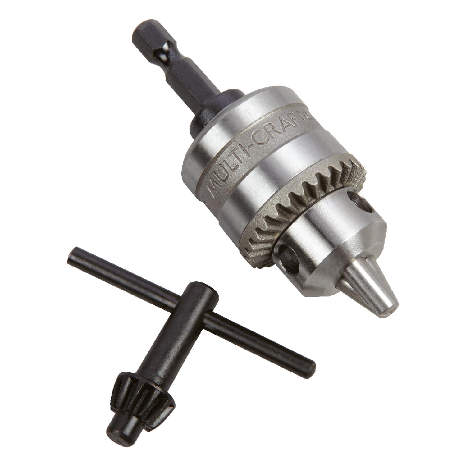 Jacobs 1/4 in. in. Chuck 1/4 in. 3-Flat Shank 1 pc Mfr