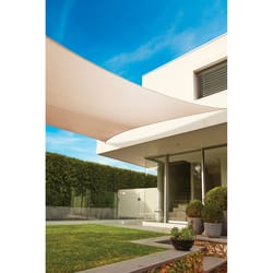 Coolaroo Polyethylene Shade Sail Shade Canopy 16.5 ft. H X 9.11 ft. W