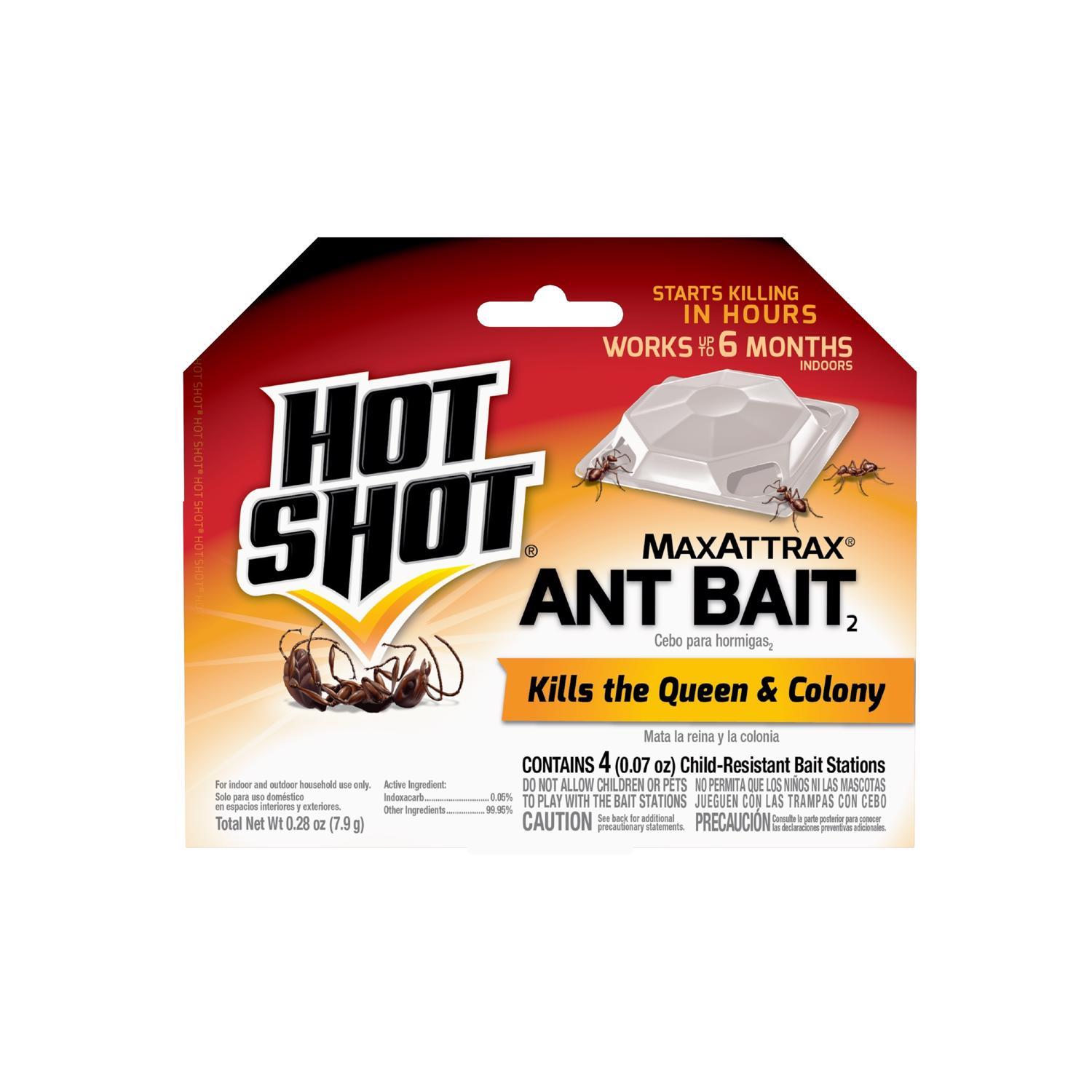 Hot Shot MaxAttrax Ant Bait 4 pk Mfr# 2040W - Ace Hardware