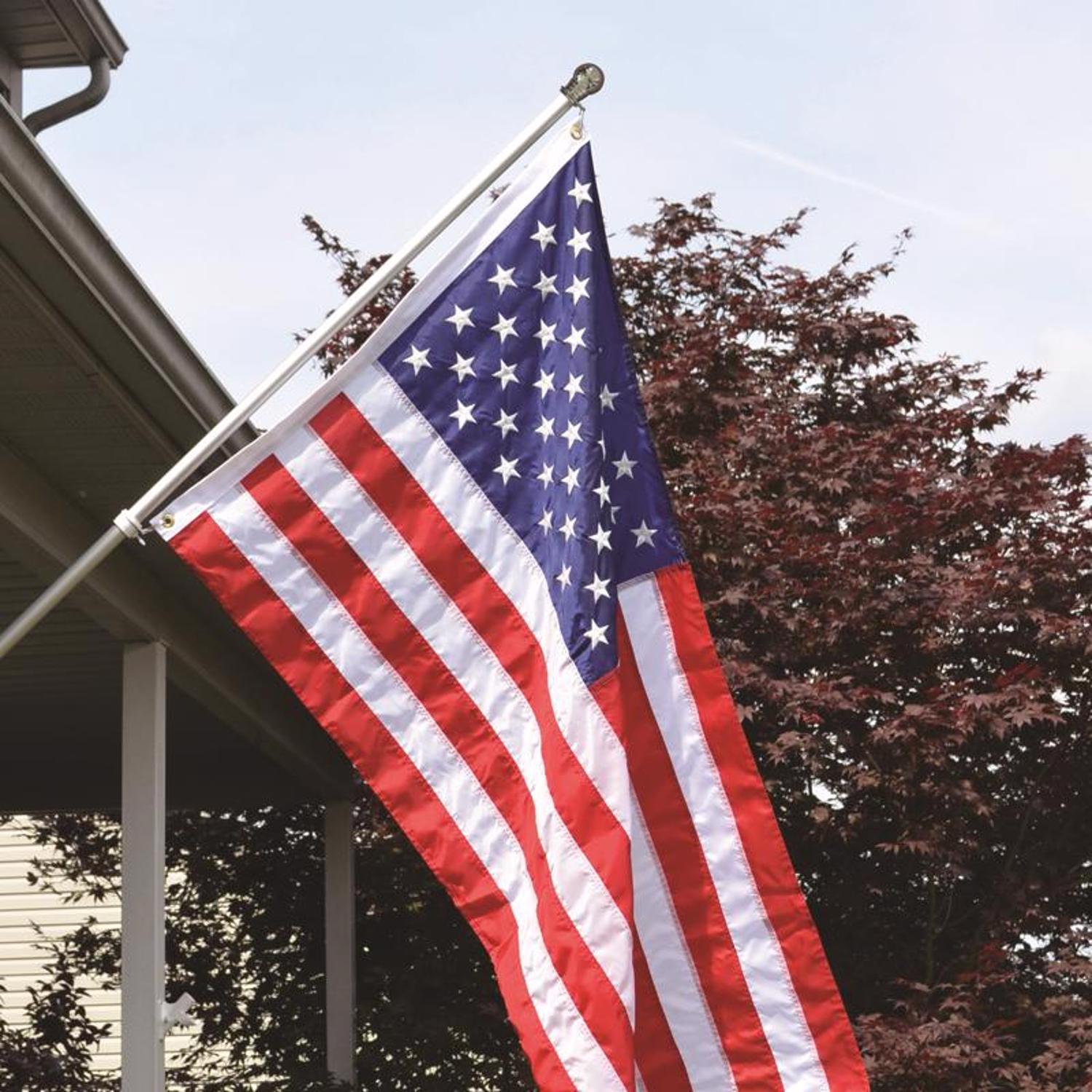 Valley Forge US Flag Kit 36 in. H X 5 ft. W Mfr# AA99030 - Ace