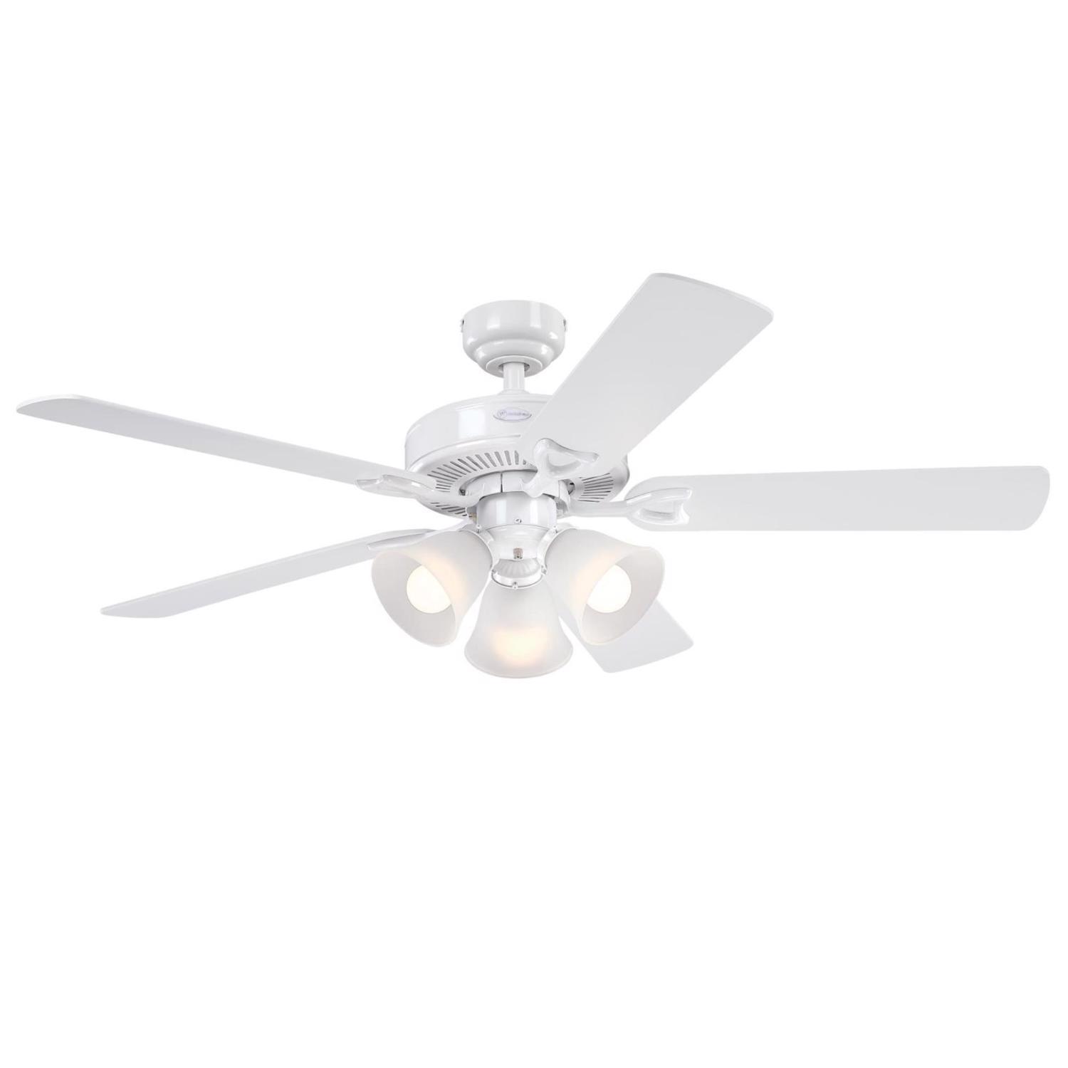 Westinghouse Vintage 52 in. White LED Indoor Ceiling Fan Mfr