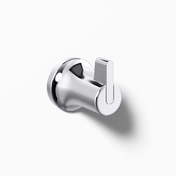 Kohler Sivaro 2.42 in. H X 2.08 in. W X 2.5 in. L Polished Chrome Silver Robe Hook