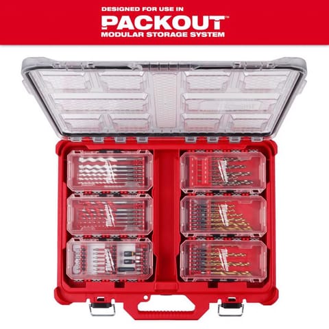 Milwaukee Assorted Impact Driver Bit Set Alloy Steel 38 pc Mfr# 48