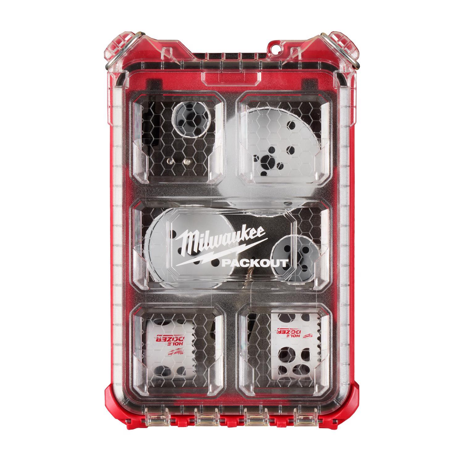 Photos - Diamond Core Bit / Milling Cutter Milwaukee Hole Dozer Bi-Metal 4.6 in. L Hole Saw Kit Arbor Included 49-22-5606 