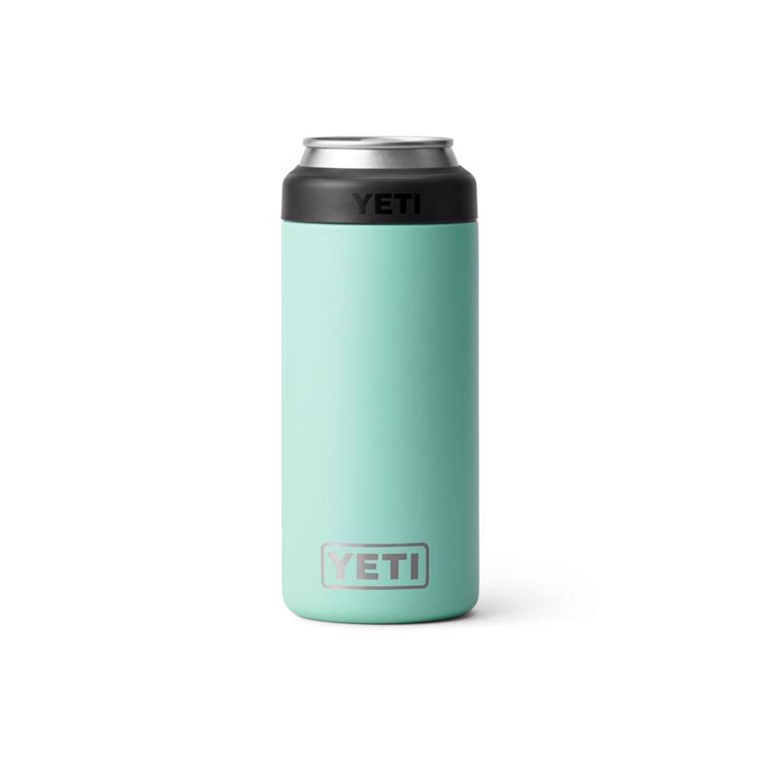 YETI Rambler 12 oz Navy BPA Free Colster Slim Can Insulator Mfr