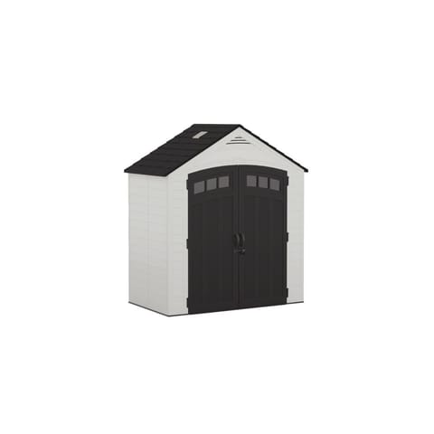 Suncast Vista 7 ft. x 4 ft. Resin Standard Modern Storage Shed