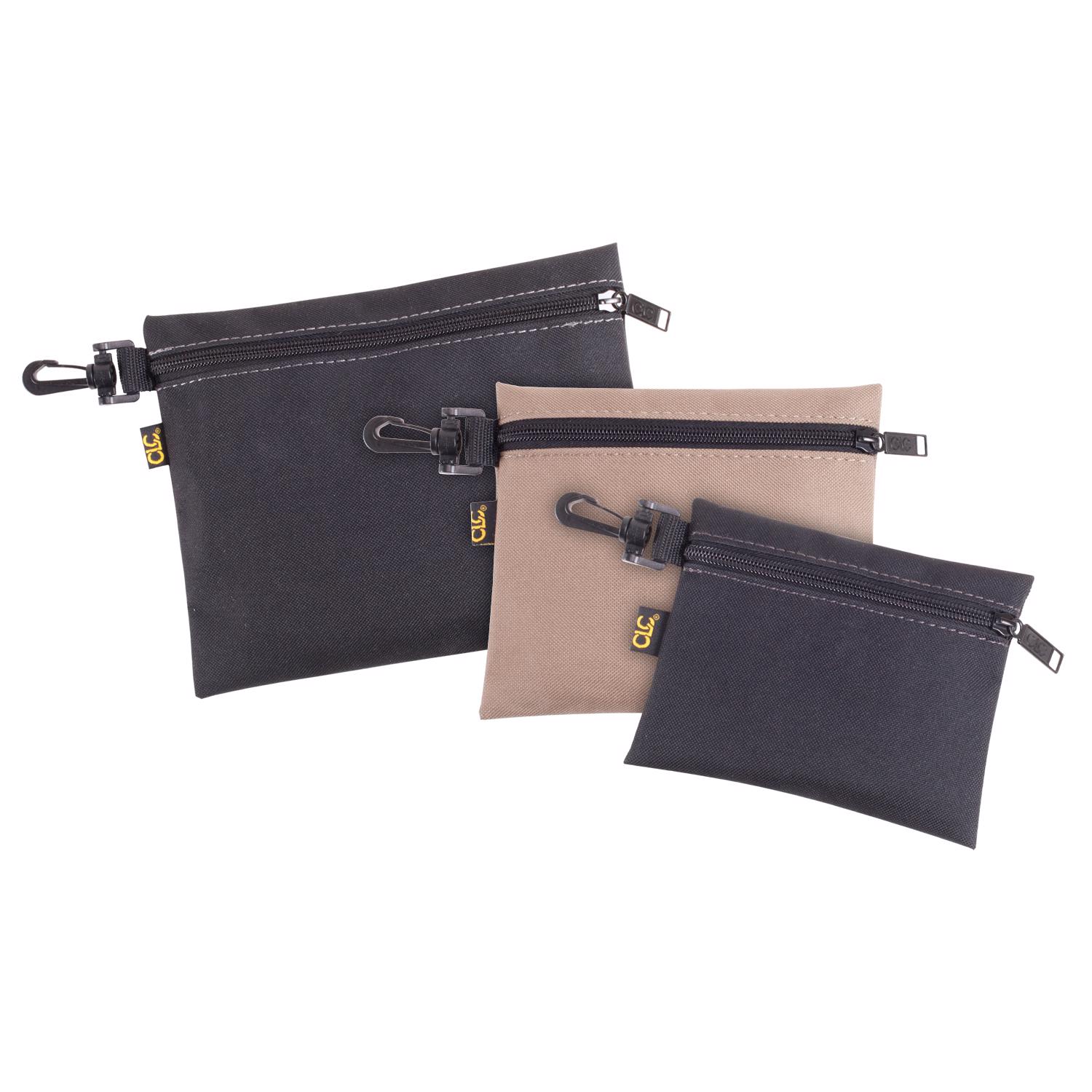 2033921 Canvas Tool Pouch, Assorted Color - 3 Piece