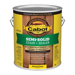 Cabot Semi-Solid Semi-Solid Tintable Neutral Base Oil-Based Penetrating Oil Deck and Siding Stain 1