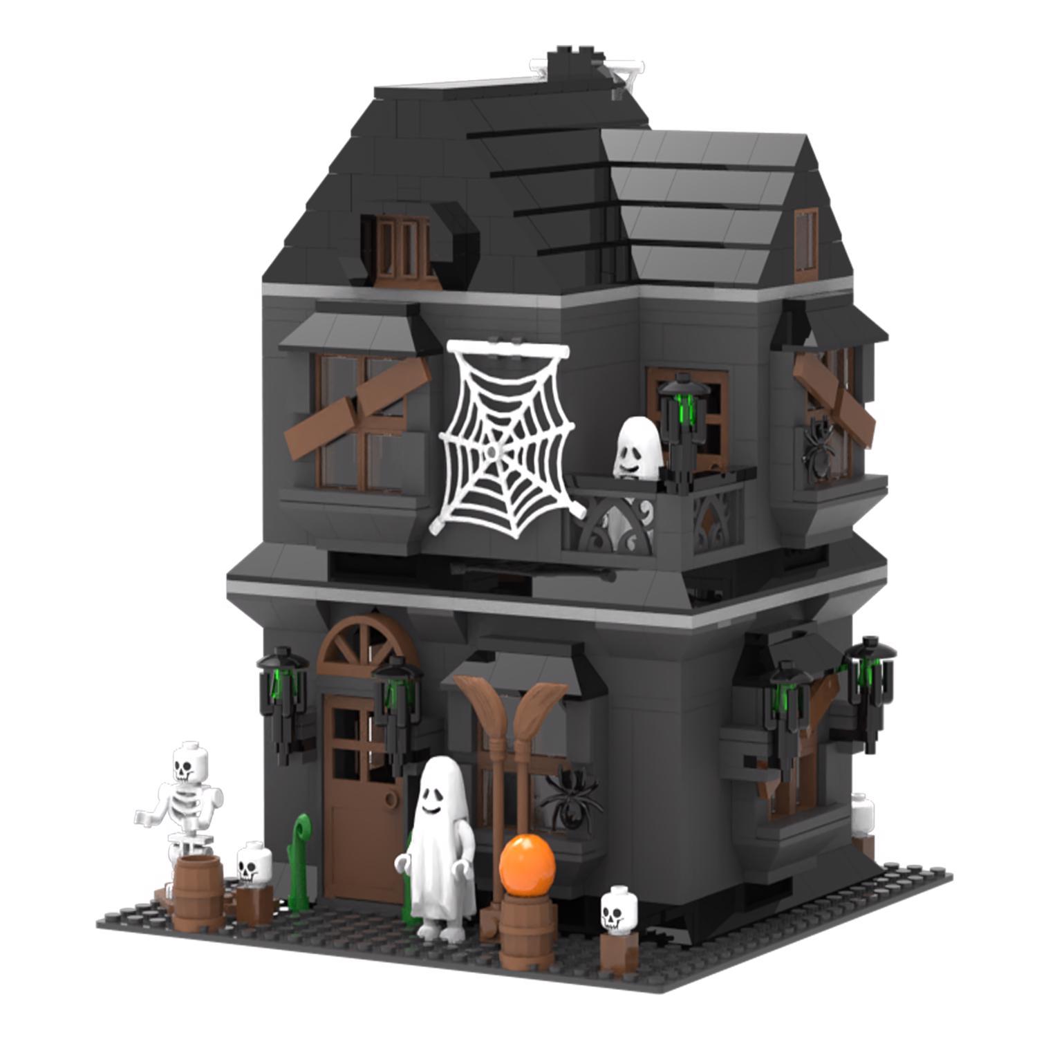 Ace Haunted House Block Set Black/Gray 559 pc Mfr# TBT032 - Ace