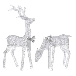 Seasonal LLC LED Warm White Reindeer 36 in. Yard Decor