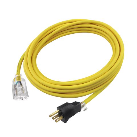 Ace Indoor or Outdoor 25 ft. L Yellow Extension Cord 12/3 SJTW Mfr