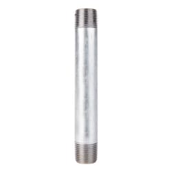 STZ Industries 1/2 in. MIP each X 1/2 in. D MIP Galvanized Steel 5-1/2 in. L Nipple