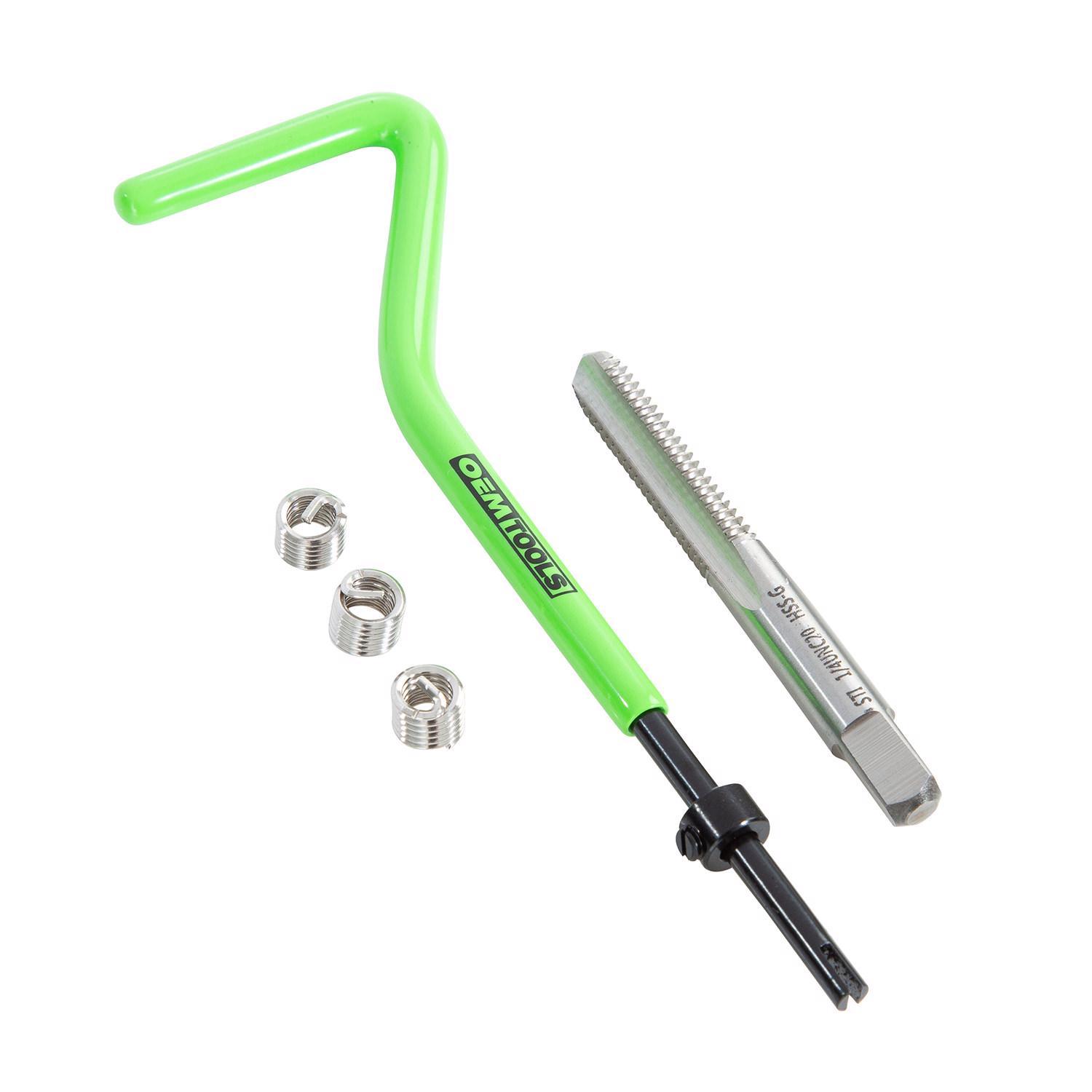 OEMTOOLS 1/4 in. Stainless Steel Non Locking Helical Thread Repair