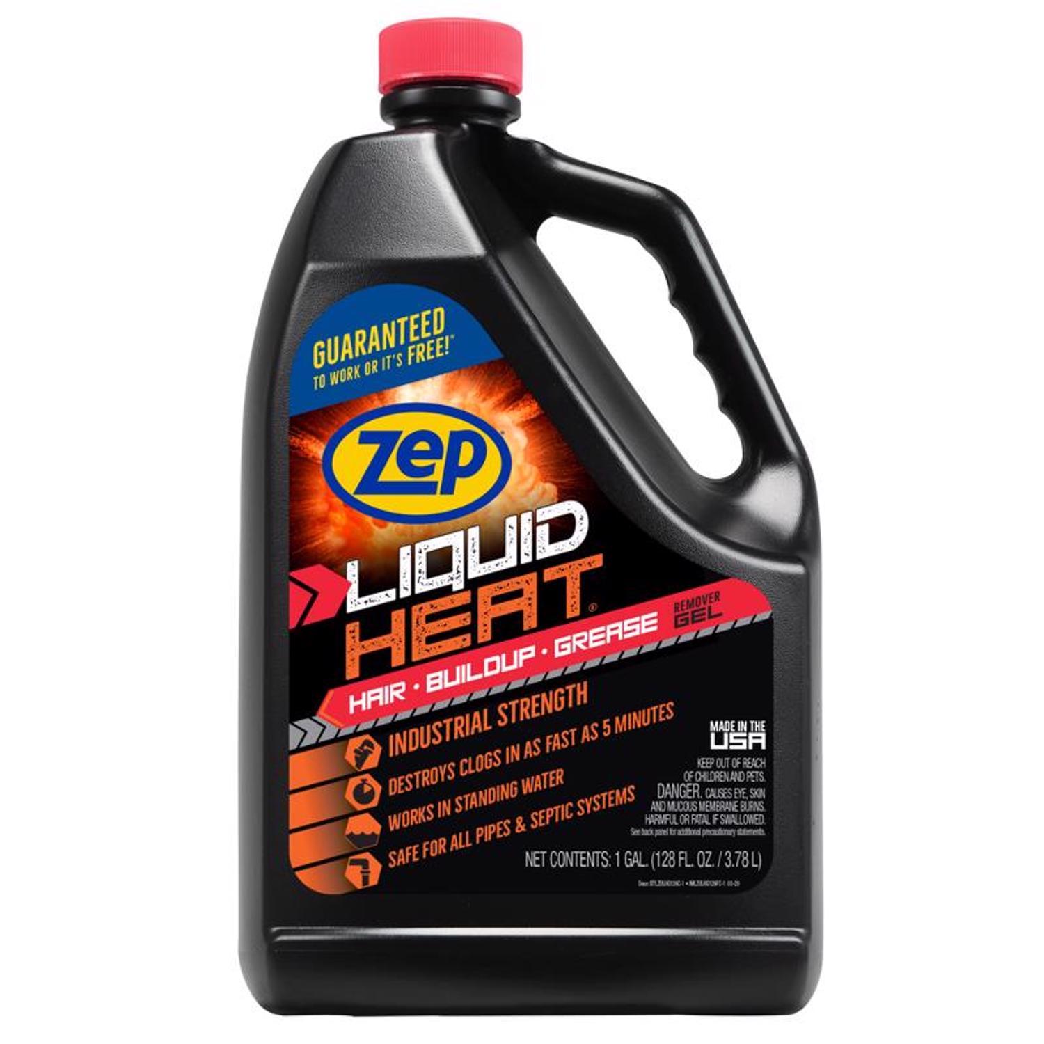 Zep Liquid Heat Gel Drain Opener 1 gal Mfr# ZULHG128 - Ace Hardware