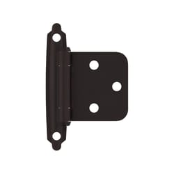 Amerock 1-13/16 in. W X 2-3/4 in. L Oil Rubbed Bronze Black Steel Variable Hinge 10 pk