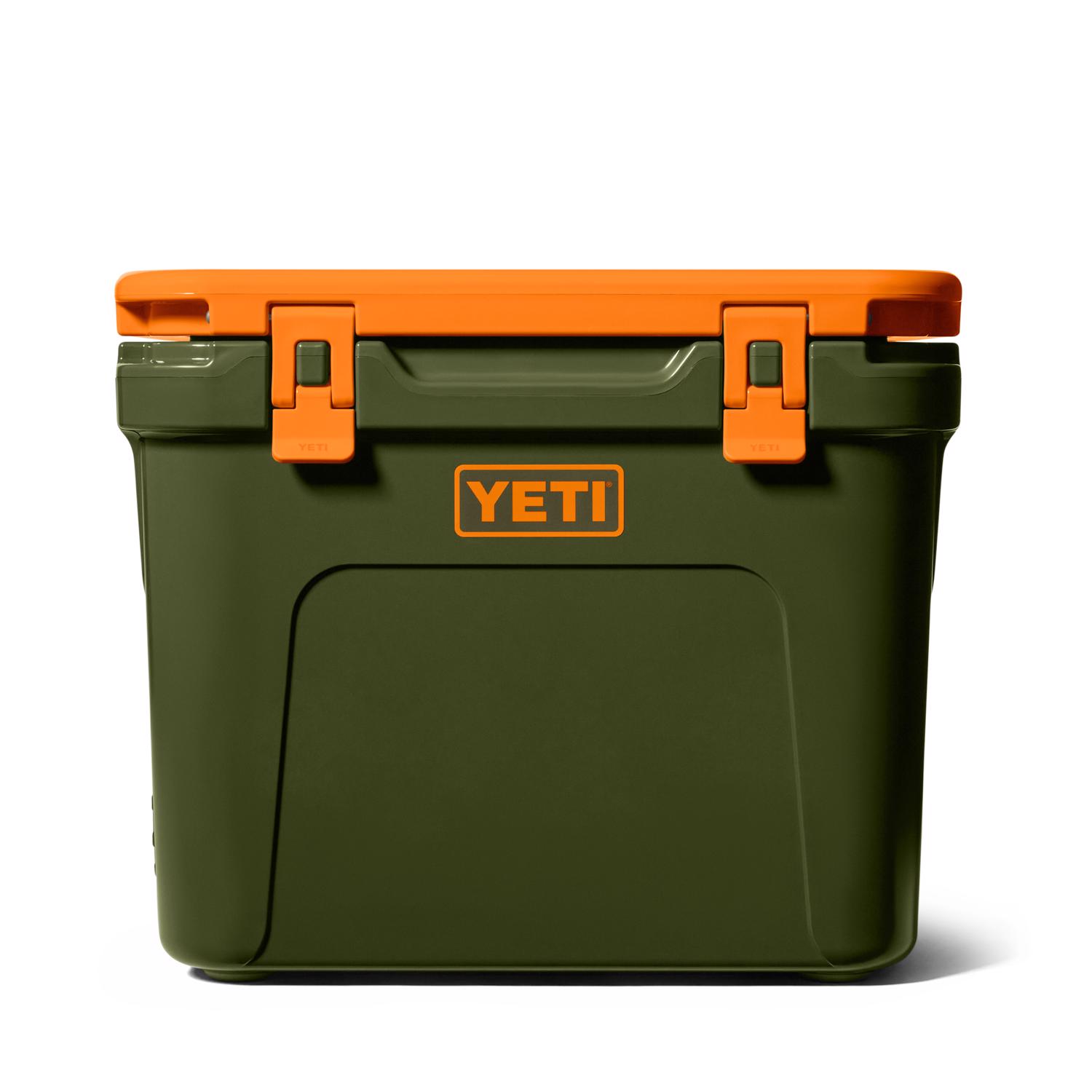YETI Roadie 60 King Crab Orange 60 qt Roller Cooler Mfr