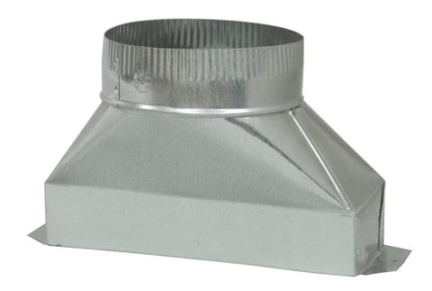 Deflect-O 6 in. D X 10 in. L Galvanized Steel Duct Mfr# DGT36