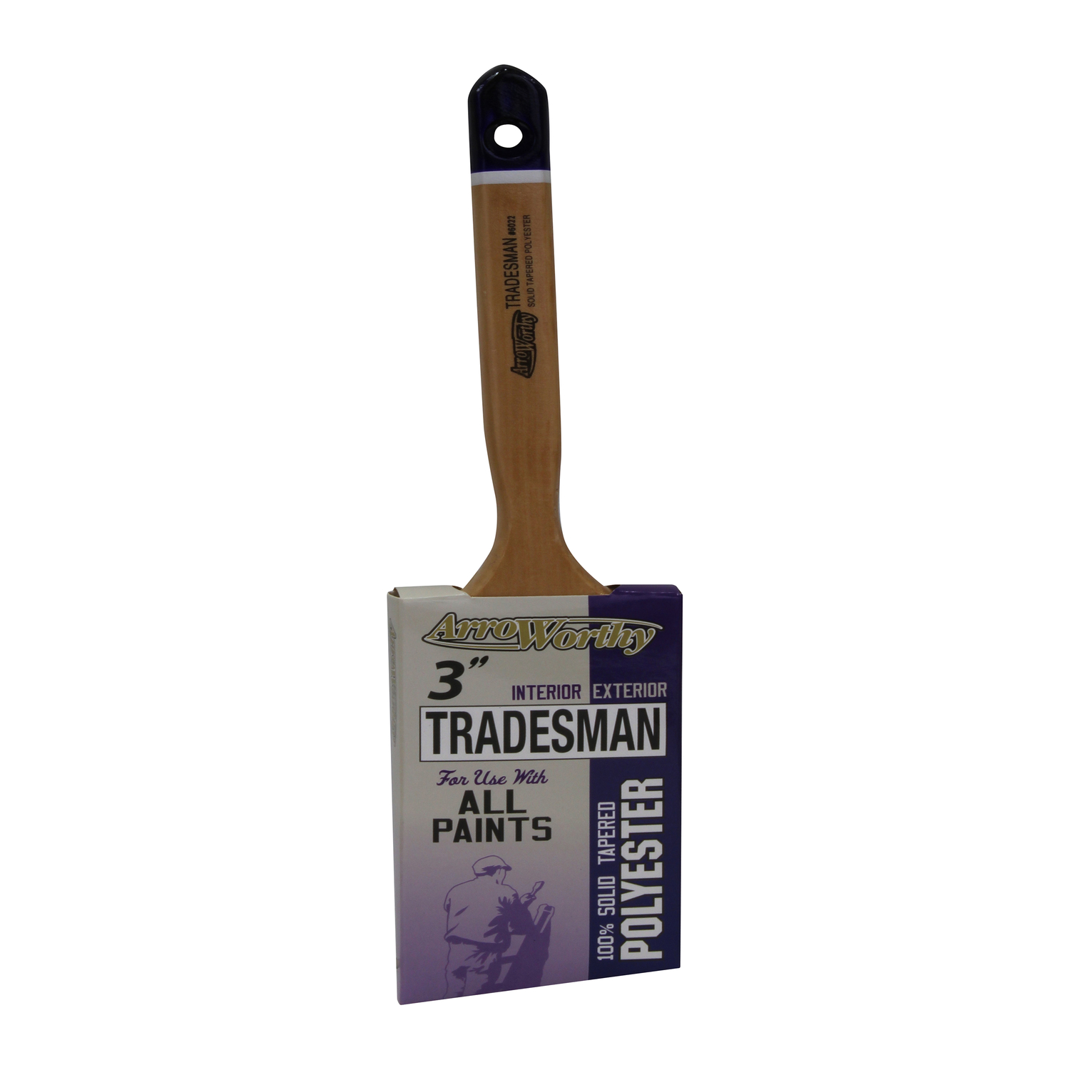 6022 3 in. Tradesman Nylon Polyester Angle Sash