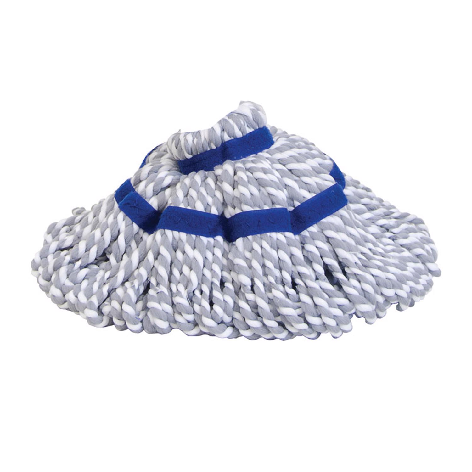 Quickie 15.6 in. Twist Microfiber/Chenille Mop Refill 1 pk Mfr
