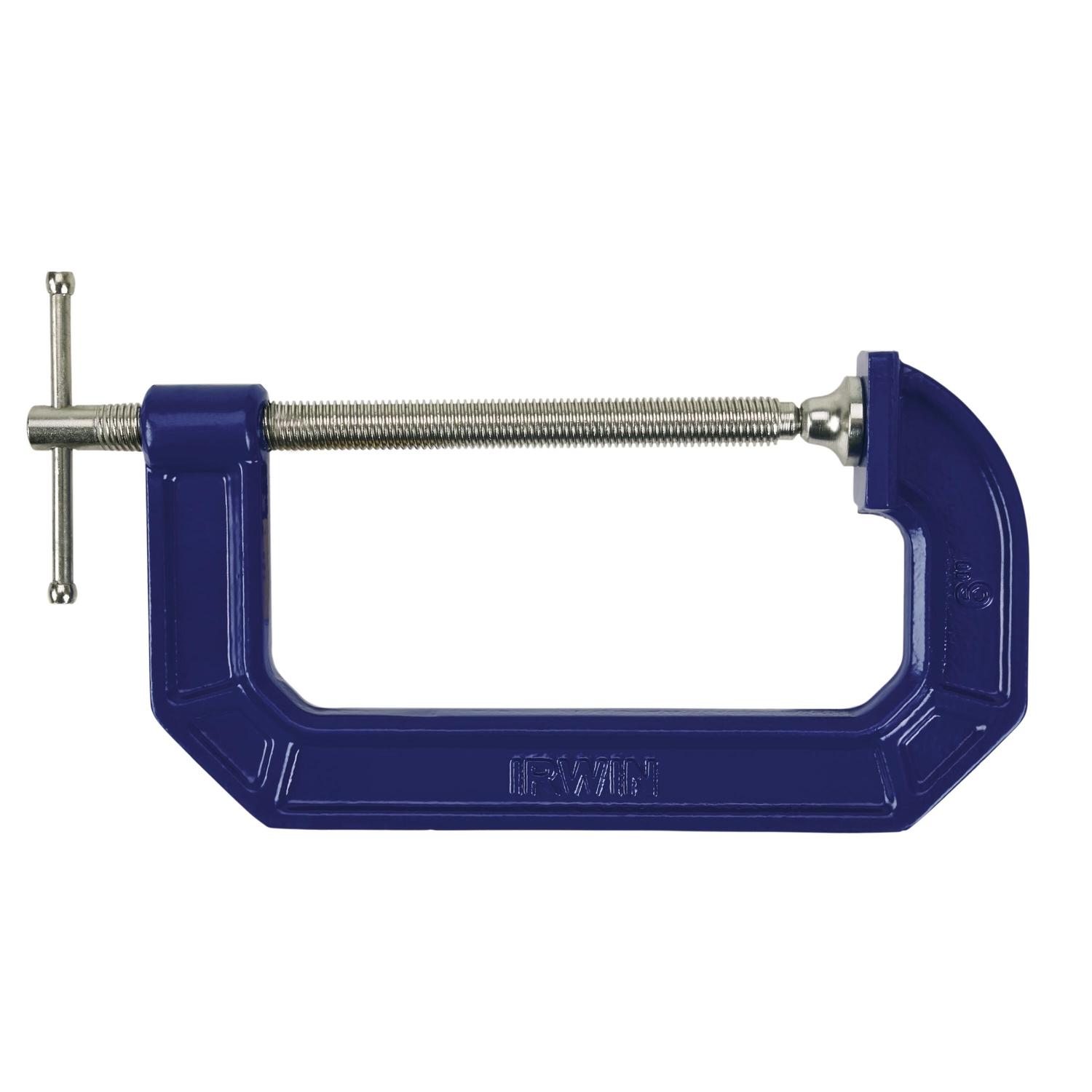 Photos - Vise IRWIN Quick-Grip 6 in. X 3-1/2 in. D Adjustable C-Clamp 900 lb 1 pc 225106 