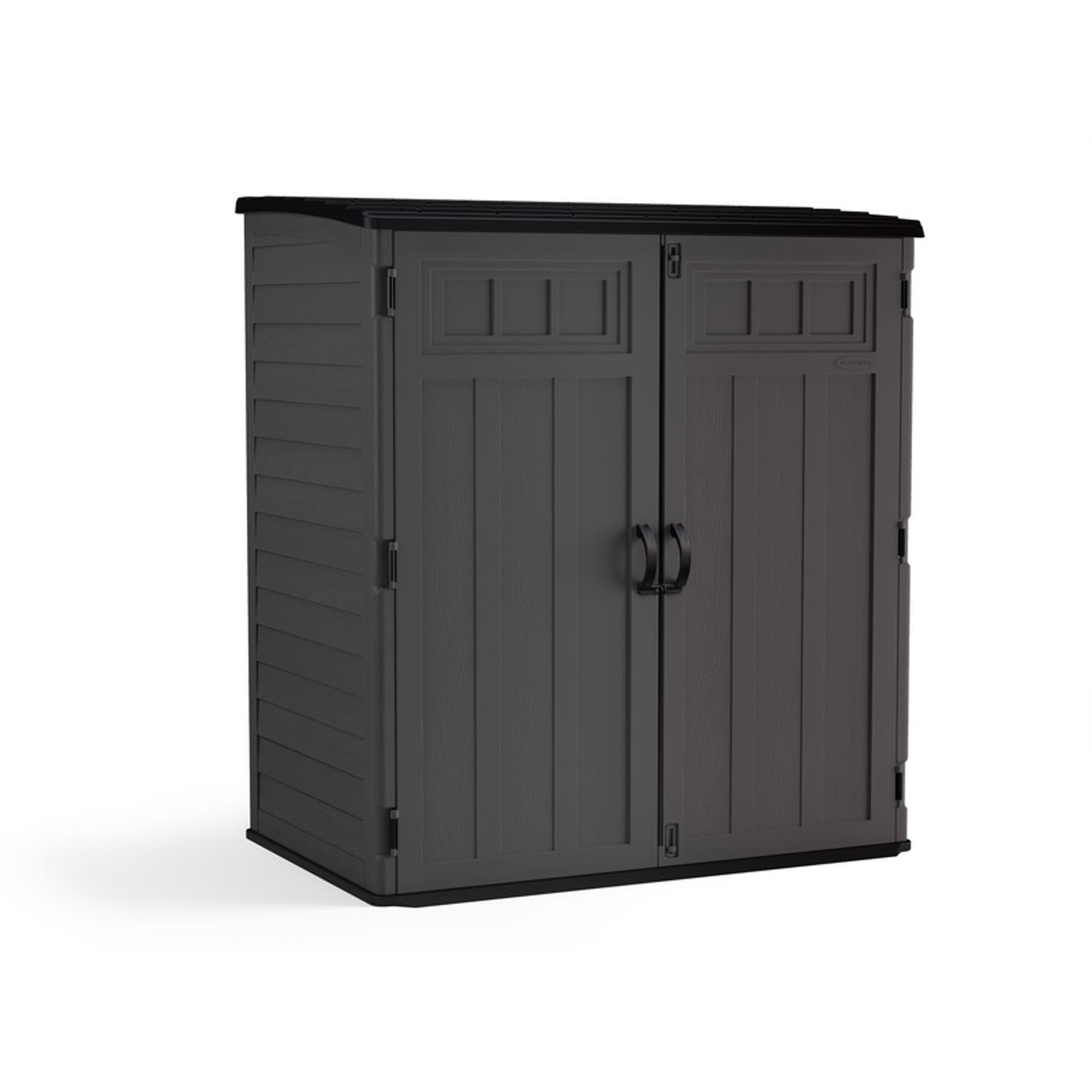 Suncast XL Vertical 5 ft. x 3 ft. Resin Vertical Pent Storage Shed