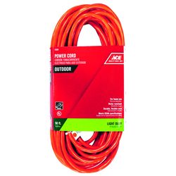 JobSmart 50 ft. Indoor/Outdoor Standard-Power Extension Cord, Orange at Tractor Supply Co