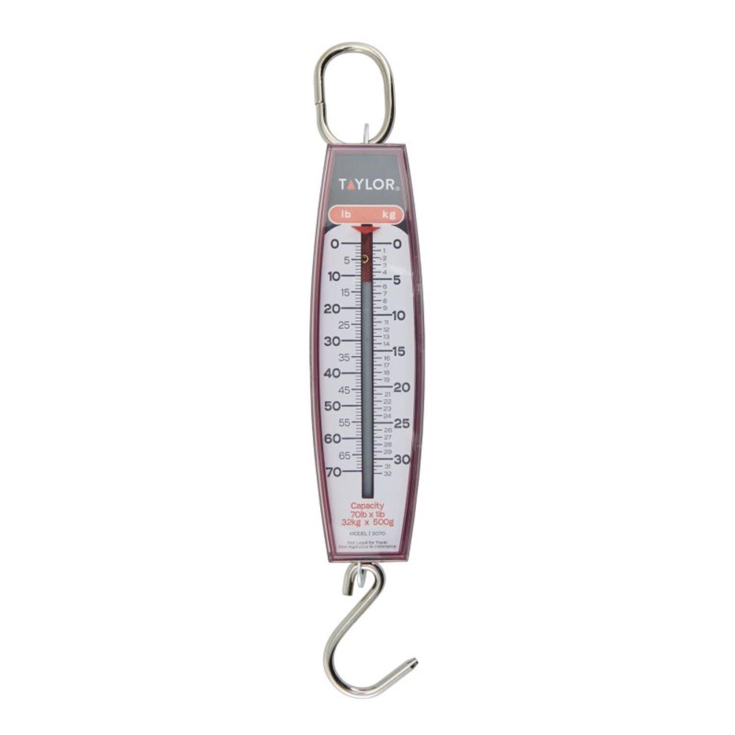 Taylor White Analog Hanging Scale 70 lb Mfr# 30704104 Ace Hardware