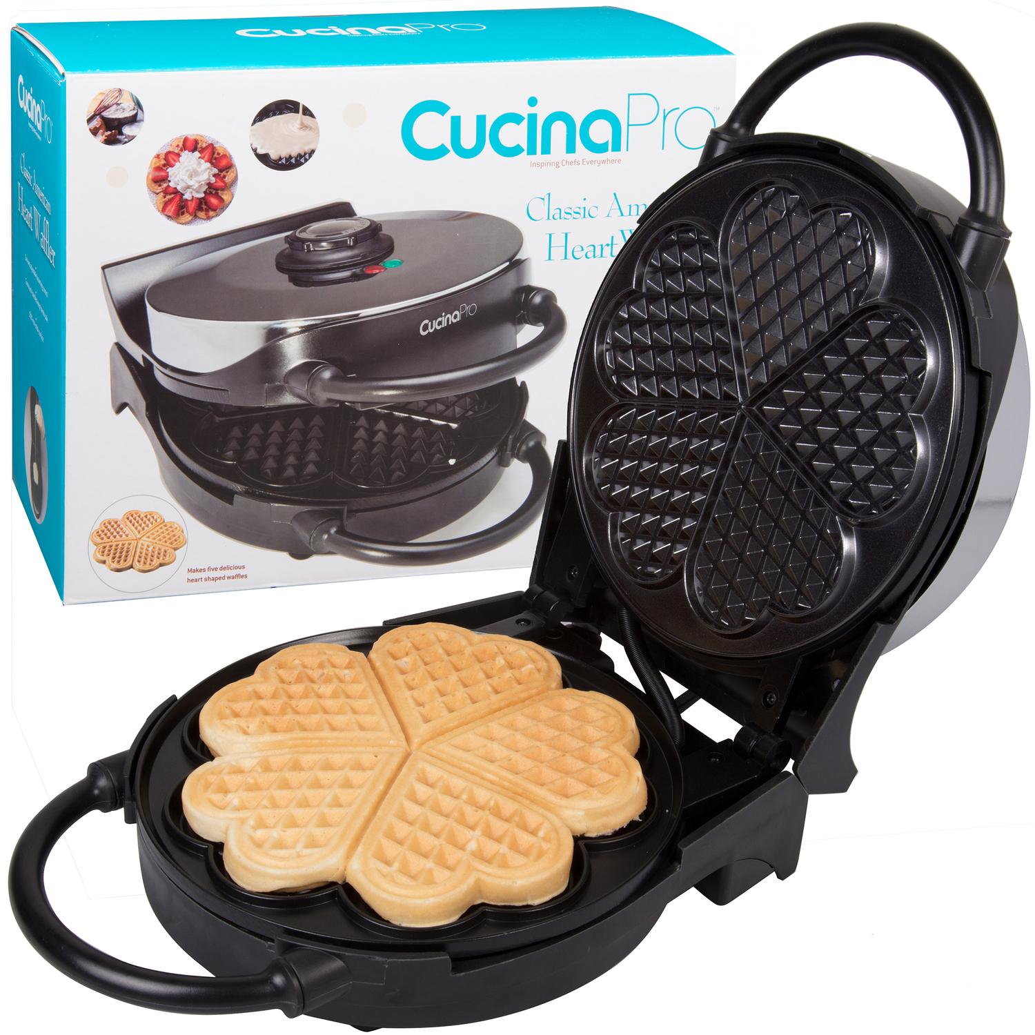 CucinaPro Heart Waffle Iron - Thumbnail 2
