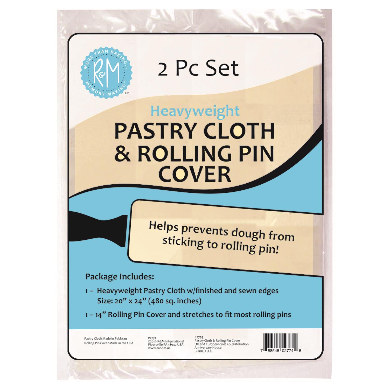 R&M International Corp Pastry Cloth & Rolling Pin Cover