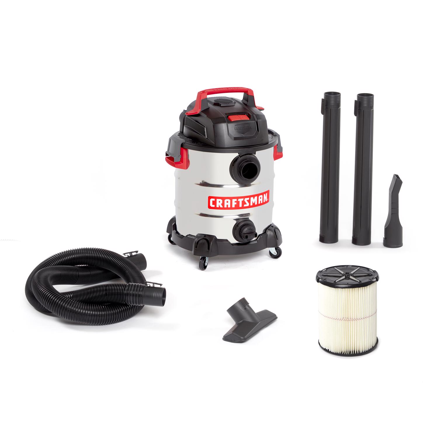 Craftsman 10 gal Corded Wet/Dry Vacuum 120 V 6 HP
