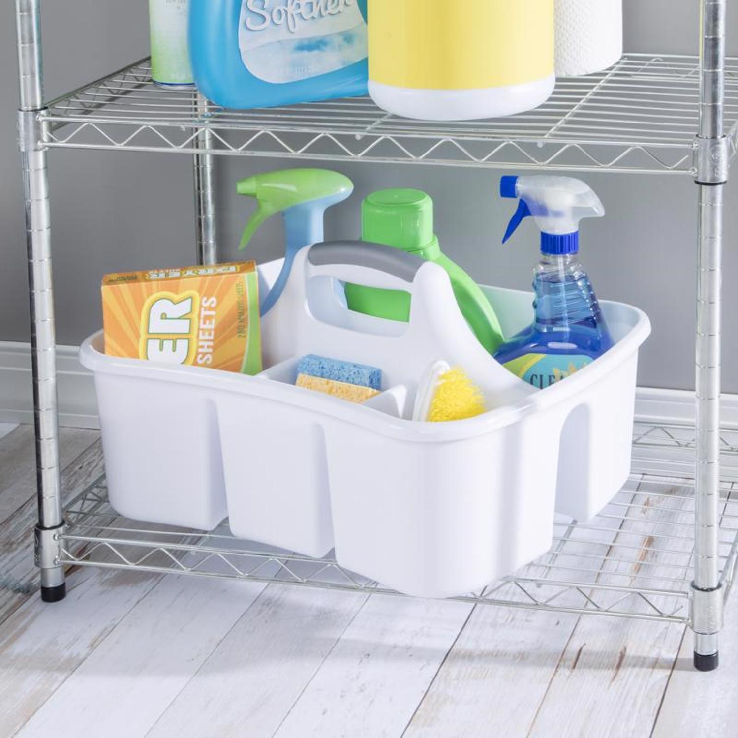 Sterilite 2.4 cu ft White Caddy 8.875 in. H X 13.25 in. W X 17.75