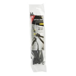 Gardner Bender 8 in. L Black Self-Cutting Cable Tie 20 pk