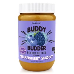 Buddy Budder Barkbistro Superberry Snoot Grain Free Treats For Dogs 17 oz