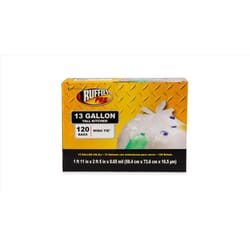 Ruffies Pro 13 gal. Tall Kitchen Bags Wing Ties 120 pk