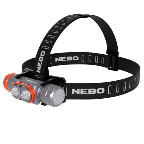 nebo 3000lm flashlight Omni 3K Work Light, 3000 Lumen Multi-Directional Light & Power Bank letting you work or explore with both hands NEBO Slyde King 4000 Lumens