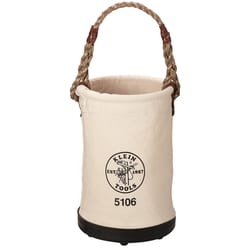Klein Tools 9 in. W X 14 in. H Canvas Tool Bucket Off-White 1 pc
