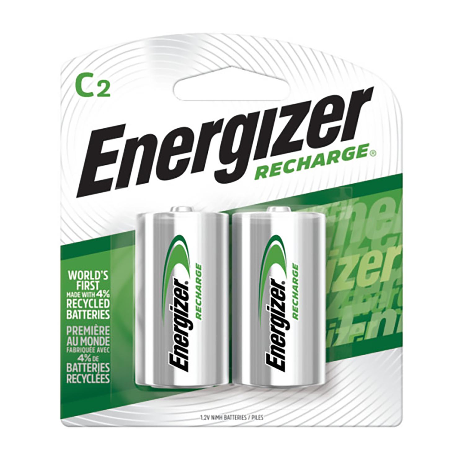 Photos - Battery Energizer Recharge NiMH C 1.2 V 2500 mAh Rechargeable  NH35BP-2R2 2 pk NH35BP-2(R2) 