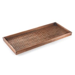 Good Directions 2.5 in. H X 34 in. L Copper Steel Shoe Tray