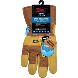 Kinco Men's Outdoor Knit Wrist Work Gloves Gold M 1 pair