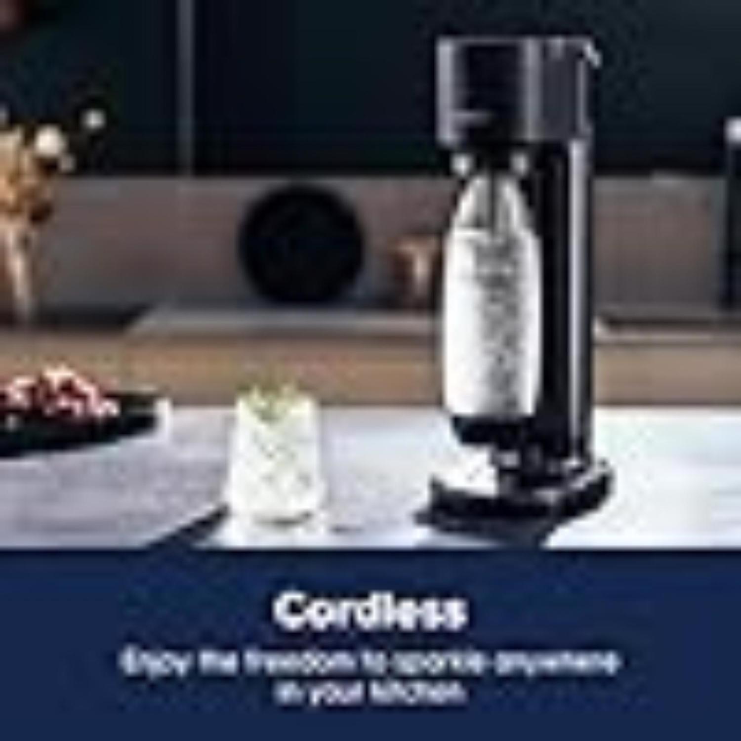 SodaStream Gaia Black 1 L Sparkling Water Maker Kit 1 pk Mfr