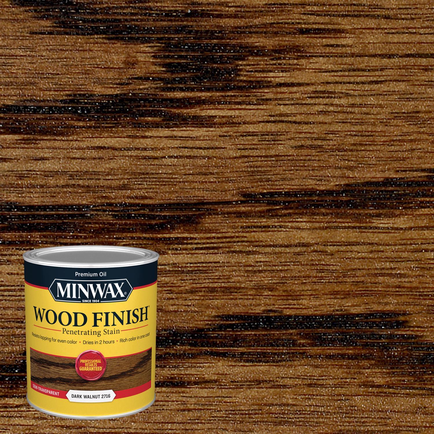 Minwax Wood Finish Semi-Transparent Dark Walnut Oil-Based