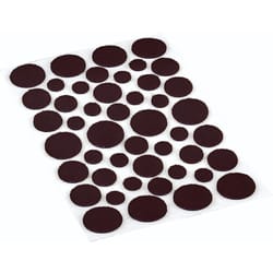 Shepherd Hardware Felt Self Adhesive Furniture Pad Brown Round 1 in. W 46 pk