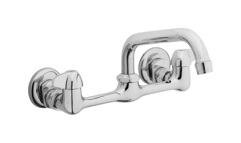 Homewerks Aerator Kitchen Faucet Chrome 2 Handle - 4594776