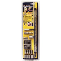 EazypowerCorporation Isomax 11 in. Steel Assortment Screwdriver & Socket Kit 1/4 in. Hex Shank 25 pc