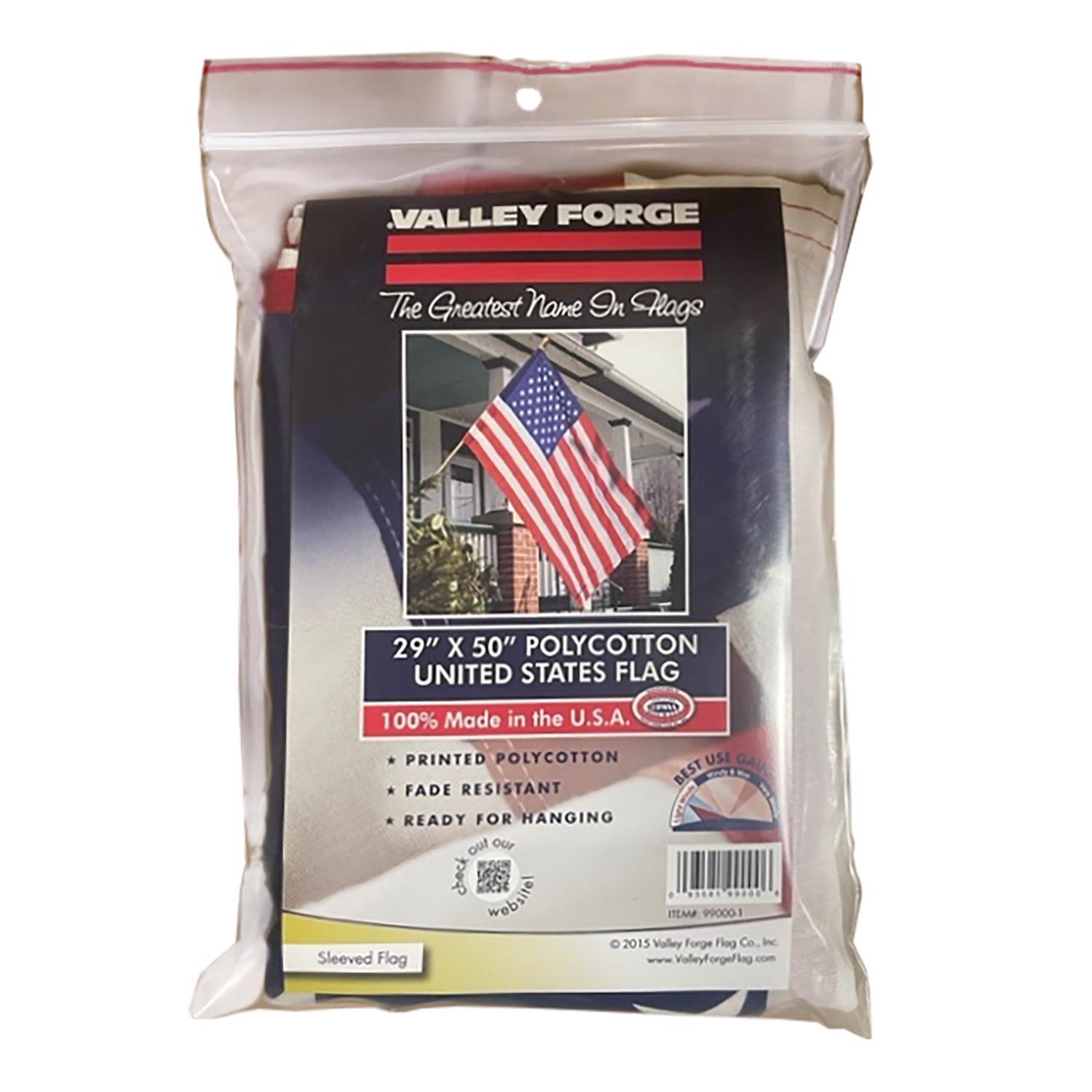 Valley Forge American Flag 29 in. H X 50 in. W Mfr# 99000-1 - Ace