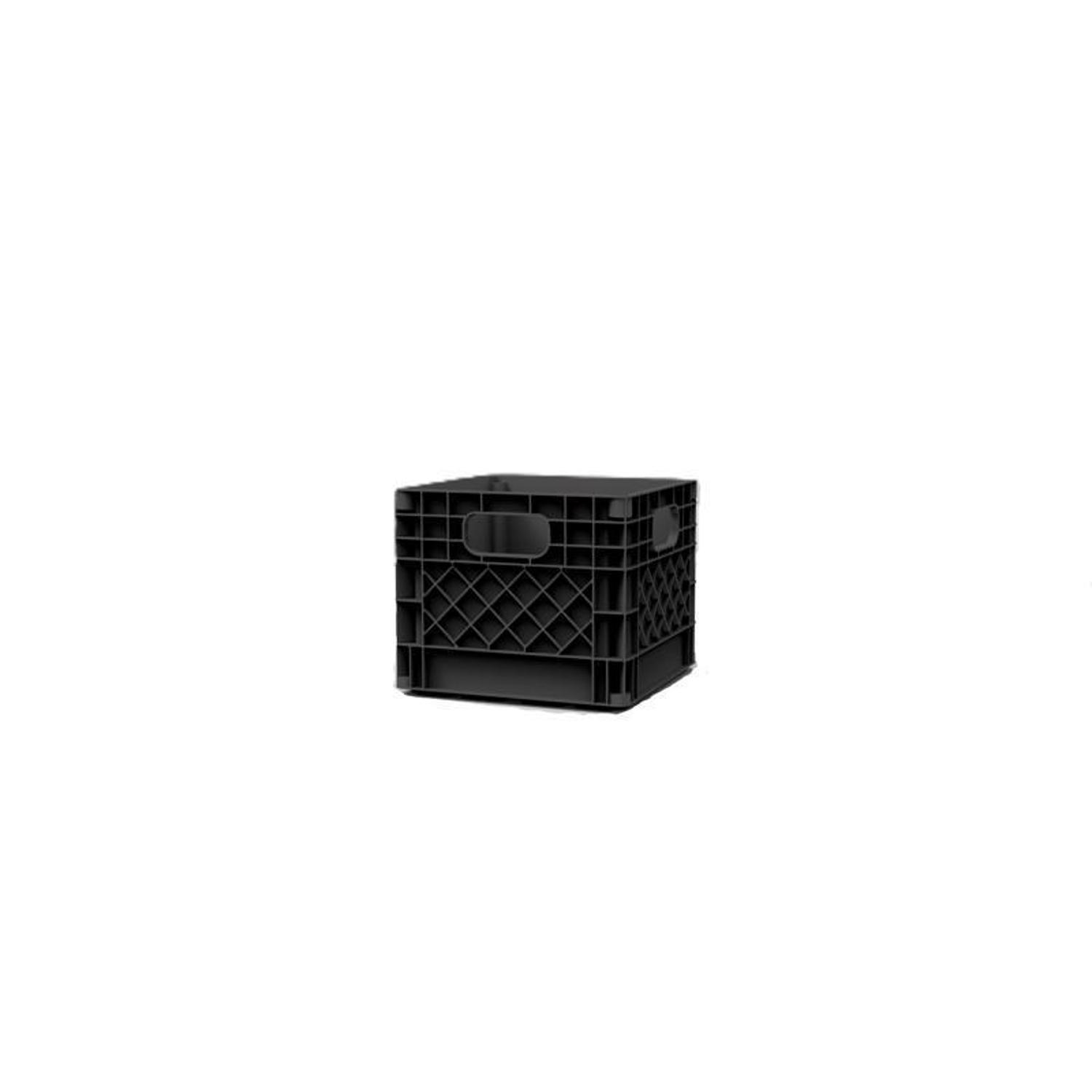 Organize-it Black Miniature Storage Bin 5.5 in. H X 6.5 in. W X