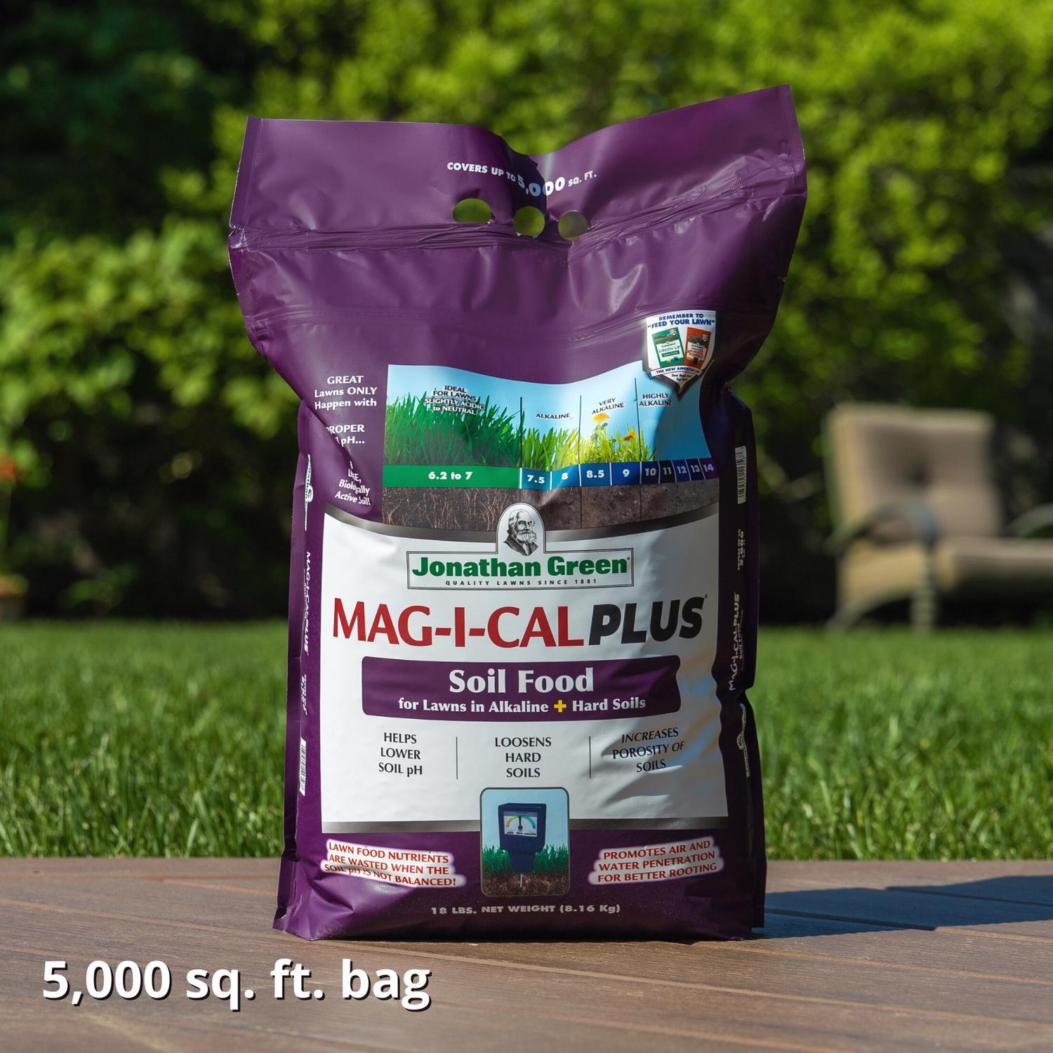 Jonathan Green Mag-I-Cal Plus for Lawns in Alkaline and Hard Soil Annual Program Lawn Conditioner - Thumbnail 5
