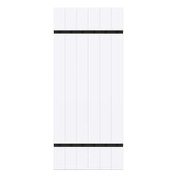 Renin 36 in. L Matte White Wood Barn Door Hanger Kit 1 pc